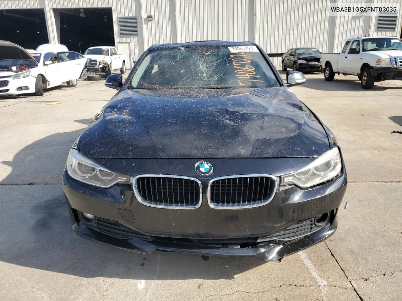 2015 BMW 320 I VIN: WBA3B1G5XFNT03035 Lot: 74067224