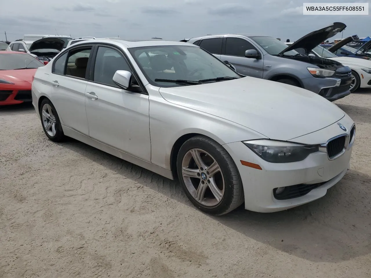 2015 BMW 328 I VIN: WBA3A5C55FF608551 Lot: 75051014