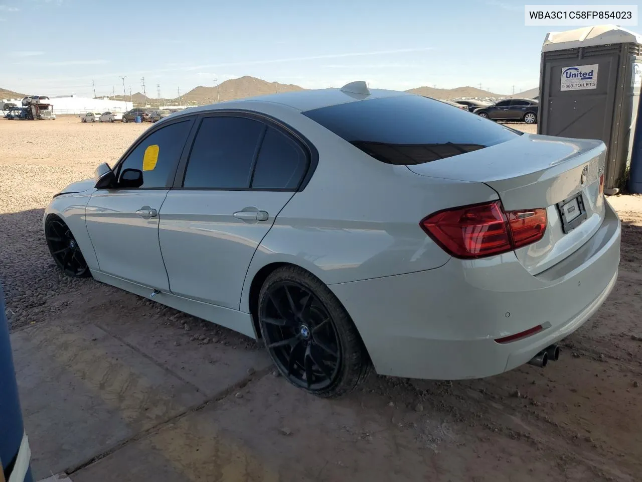 2015 BMW 328 I Sulev VIN: WBA3C1C58FP854023 Lot: 75110424