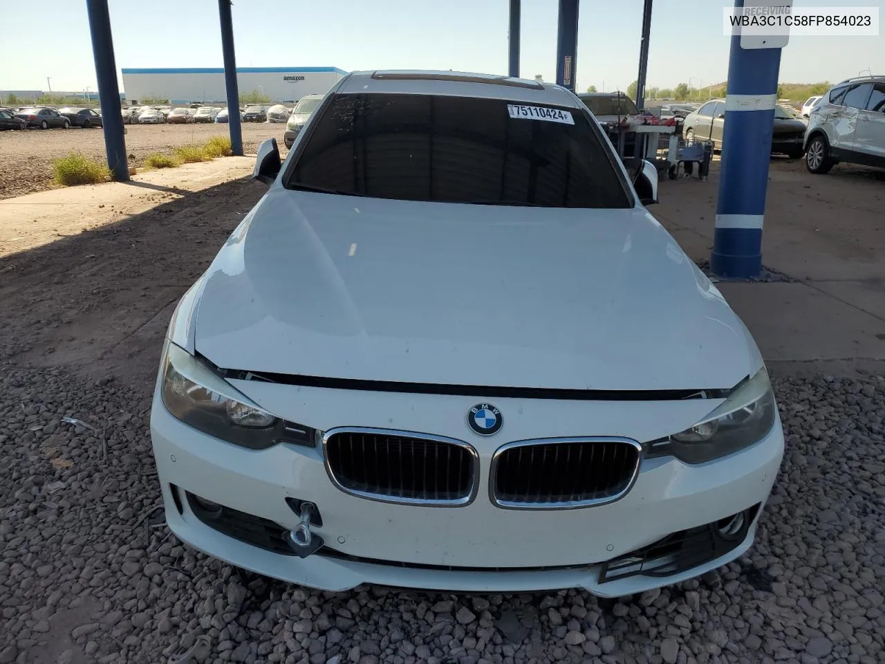 2015 BMW 328 I Sulev VIN: WBA3C1C58FP854023 Lot: 75110424