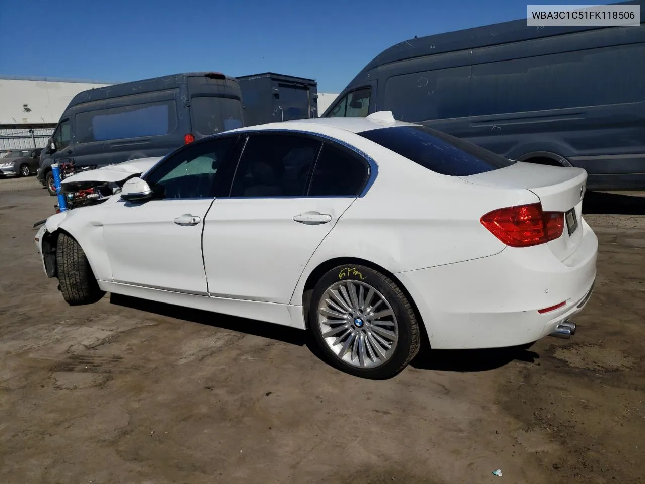 2015 BMW 328 I Sulev VIN: WBA3C1C51FK118506 Lot: 76193084