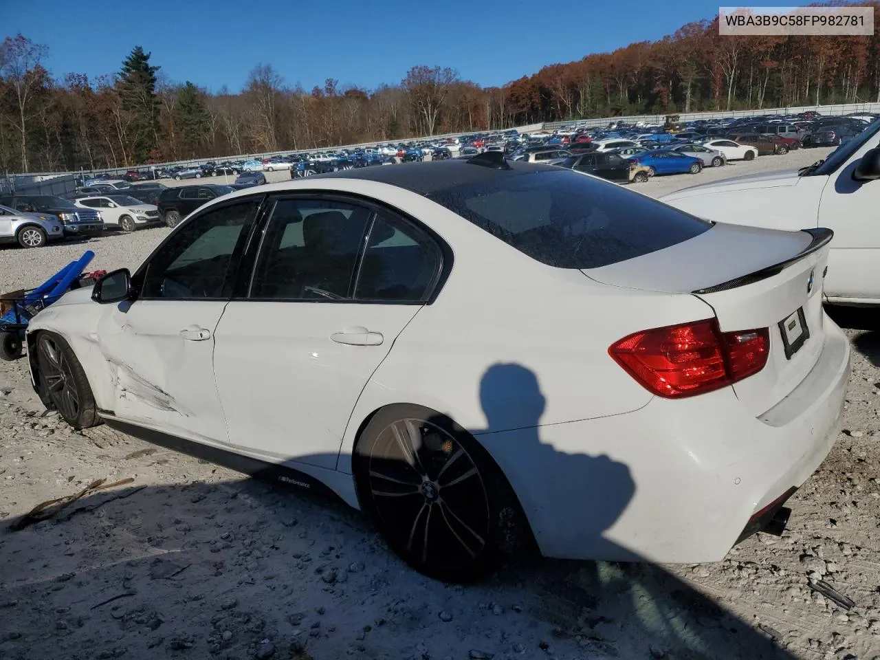 2015 BMW 335 Xi VIN: WBA3B9C58FP982781 Lot: 76332354