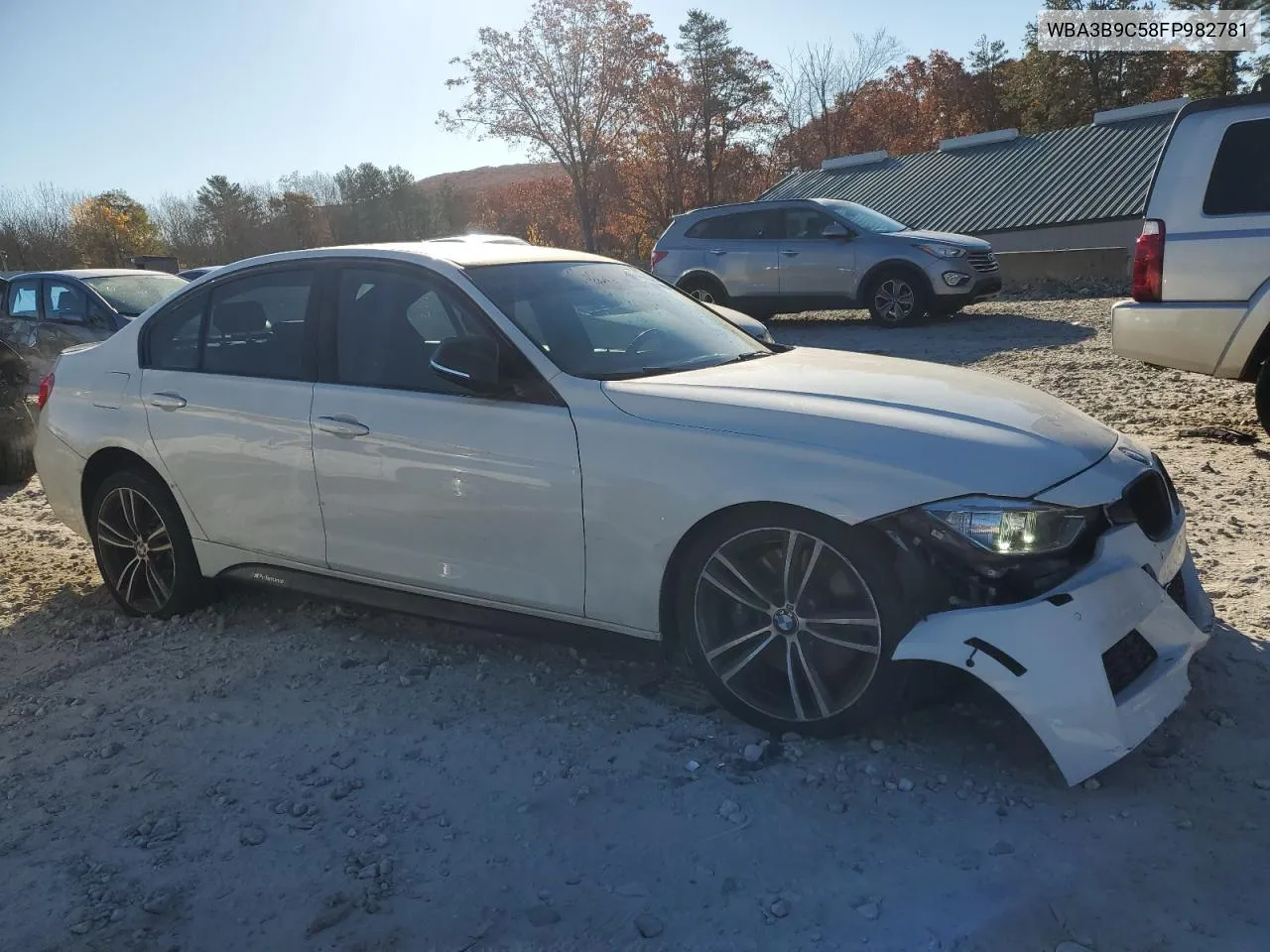 2015 BMW 335 Xi VIN: WBA3B9C58FP982781 Lot: 76332354