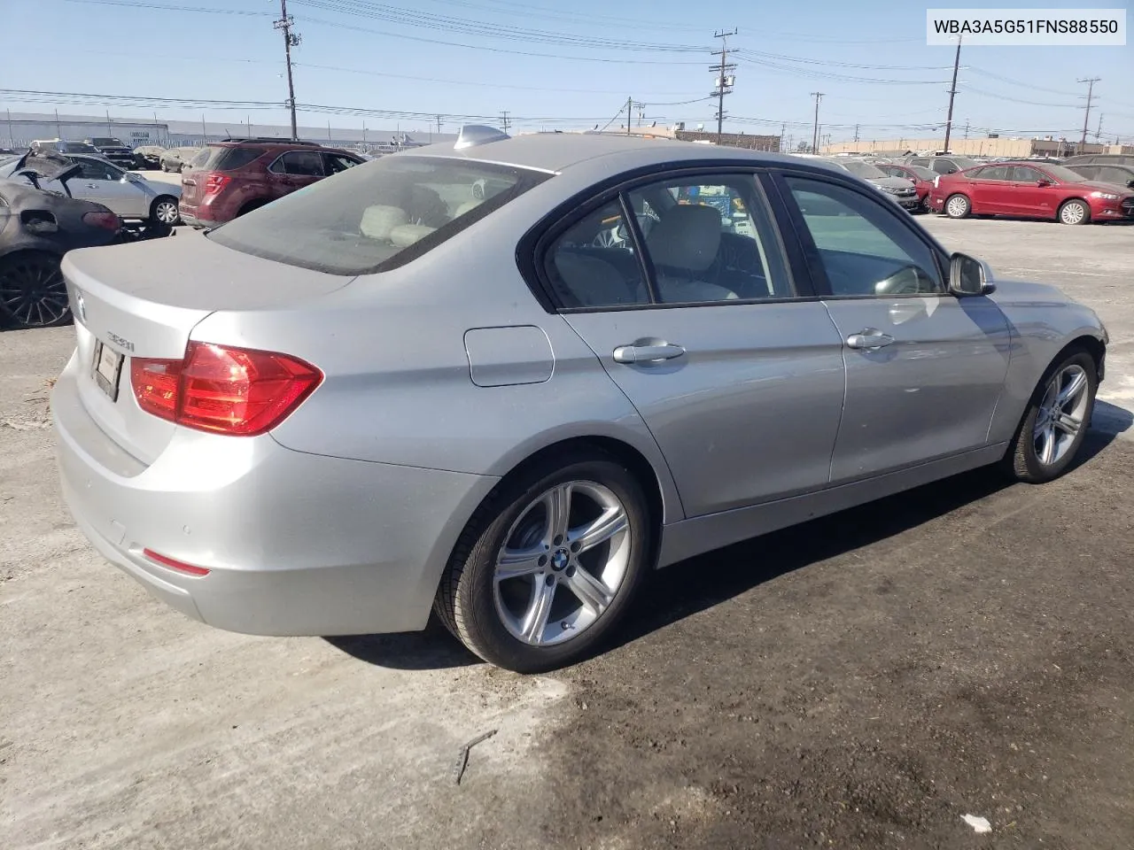 2015 BMW 328 I VIN: WBA3A5G51FNS88550 Lot: 76384164