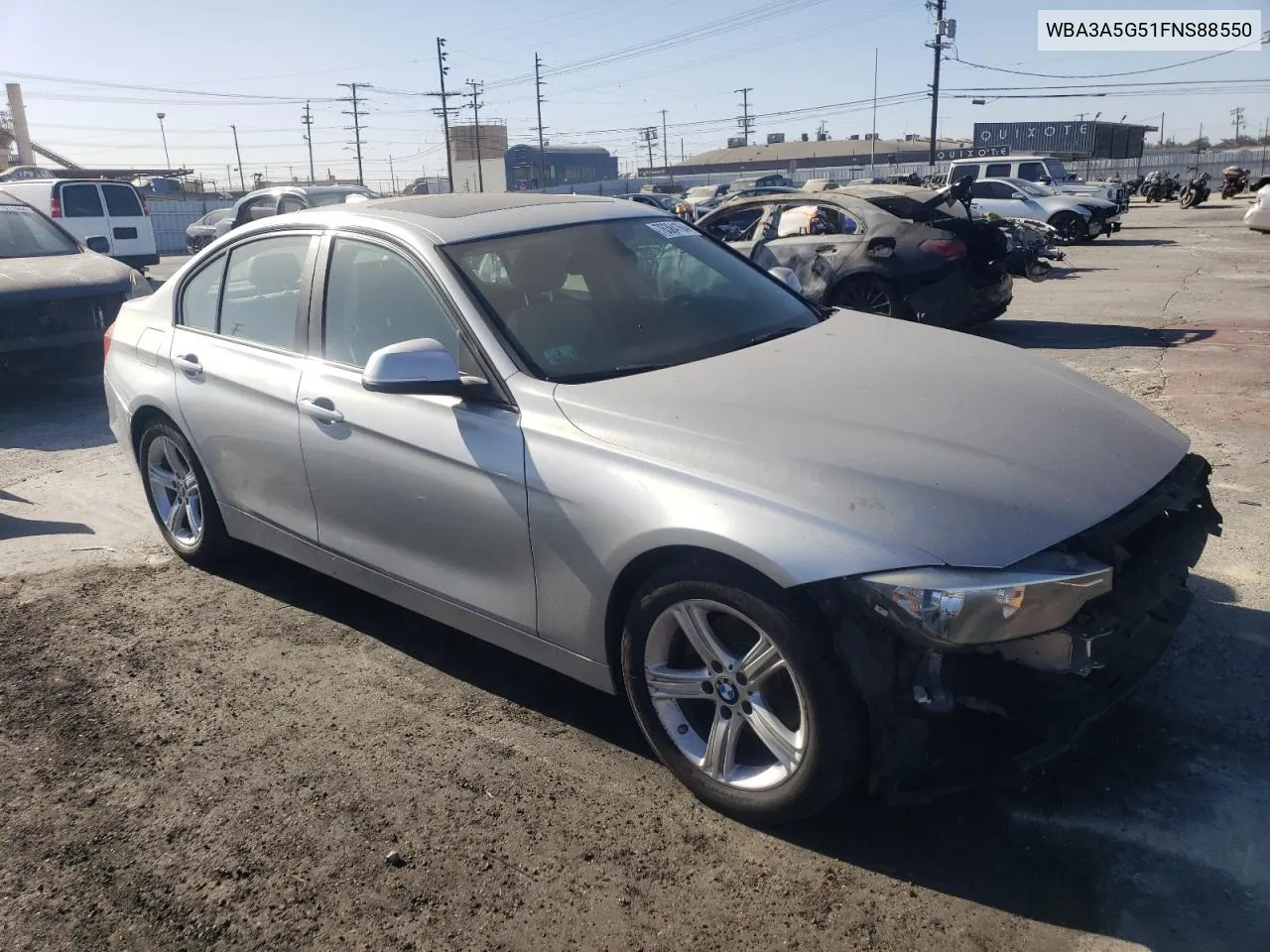 2015 BMW 328 I VIN: WBA3A5G51FNS88550 Lot: 76384164