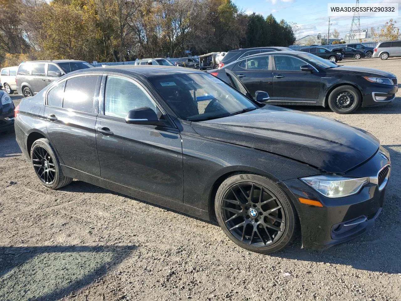 2015 BMW 328 D xDrive VIN: WBA3D5C53FK290332 Lot: 76489094