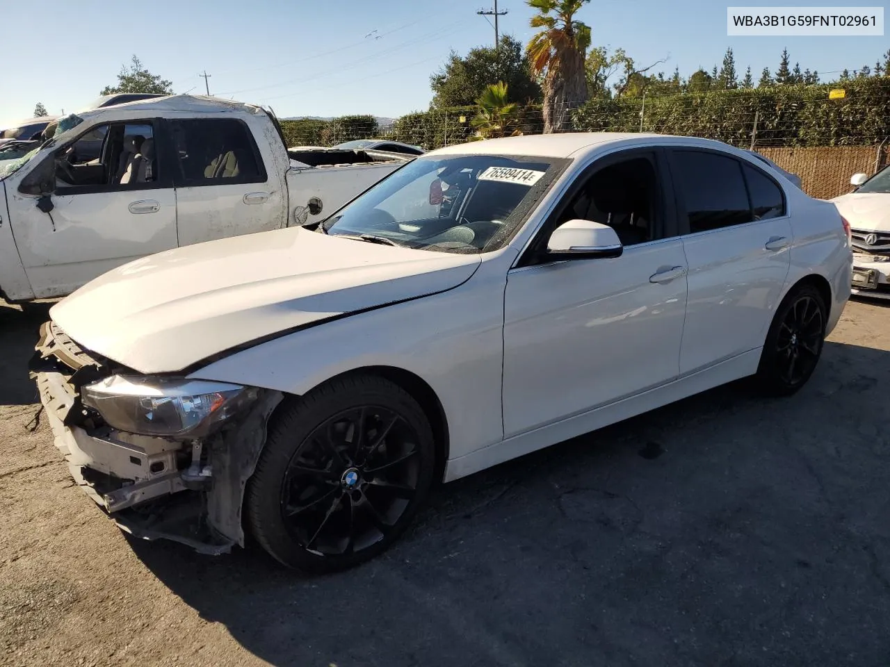 2015 BMW 320 I VIN: WBA3B1G59FNT02961 Lot: 76599414