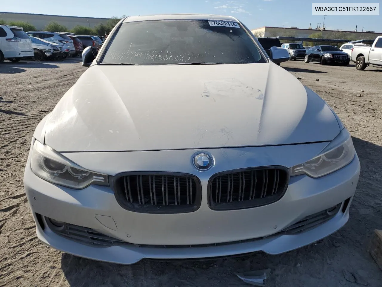 2015 BMW 328 I Sulev VIN: WBA3C1C51FK122667 Lot: 76625314