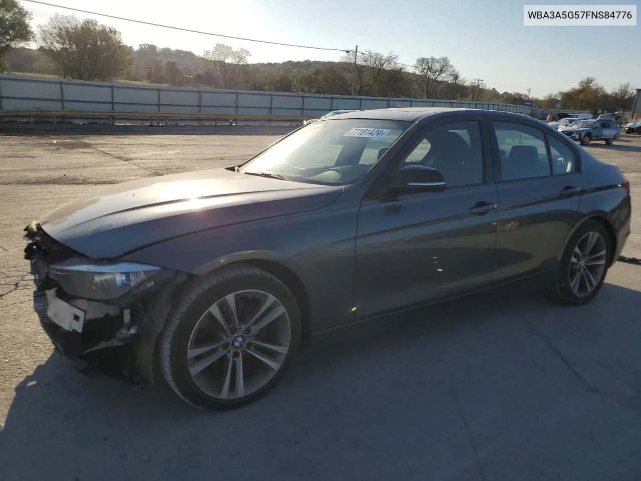 2015 BMW 328 I VIN: WBA3A5G57FNS84776 Lot: 77181424