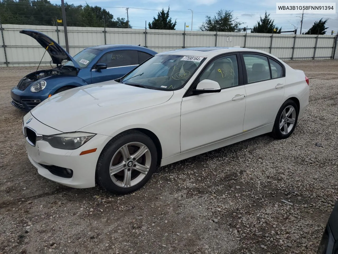 2015 BMW 320 I VIN: WBA3B1G58FNN91394 Lot: 77598164