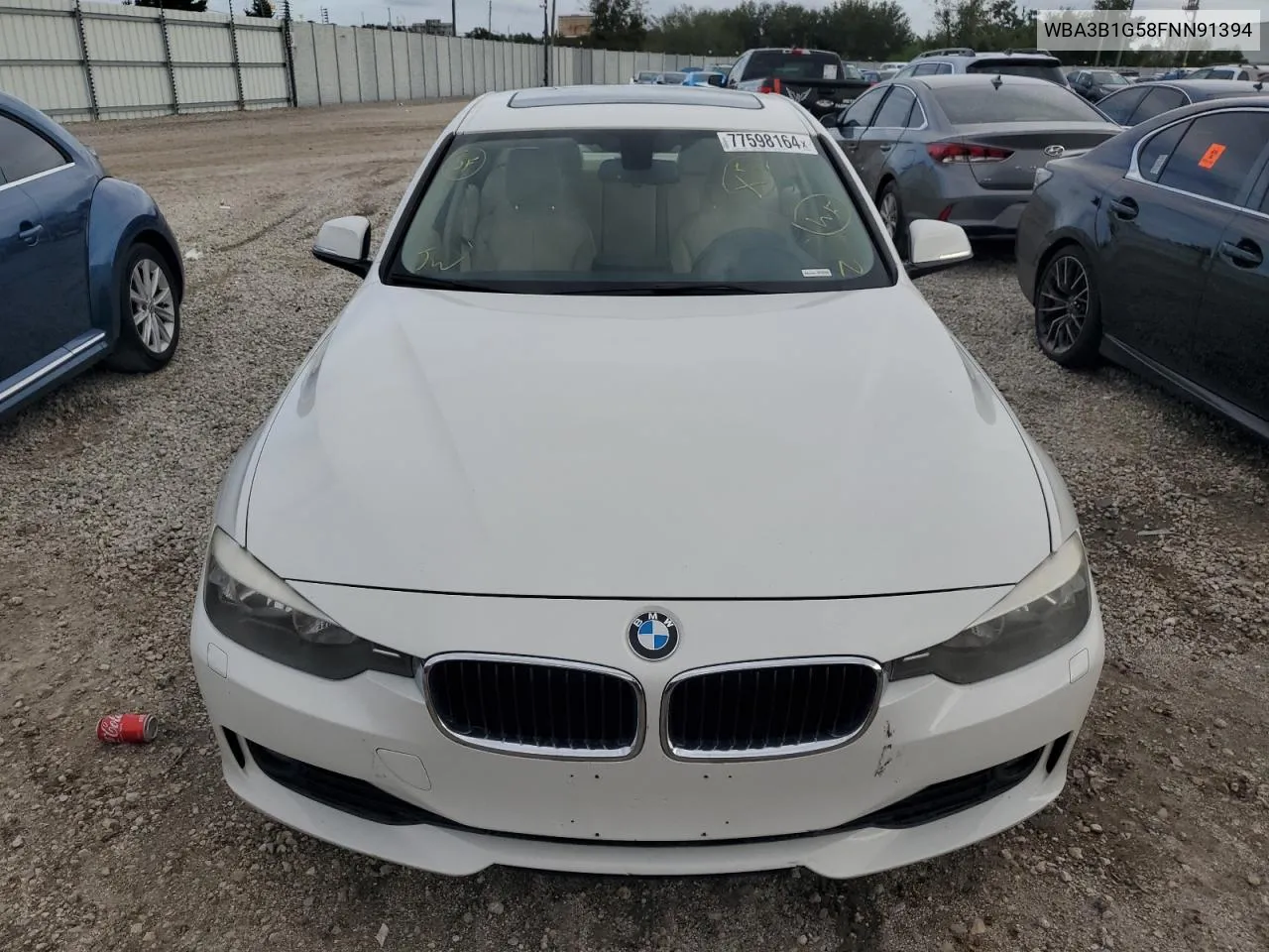 2015 BMW 320 I VIN: WBA3B1G58FNN91394 Lot: 77598164