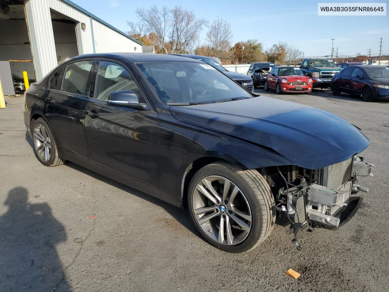 2015 BMW 328 Xi VIN: WBA3B3G55FNR86645 Lot: 77945914