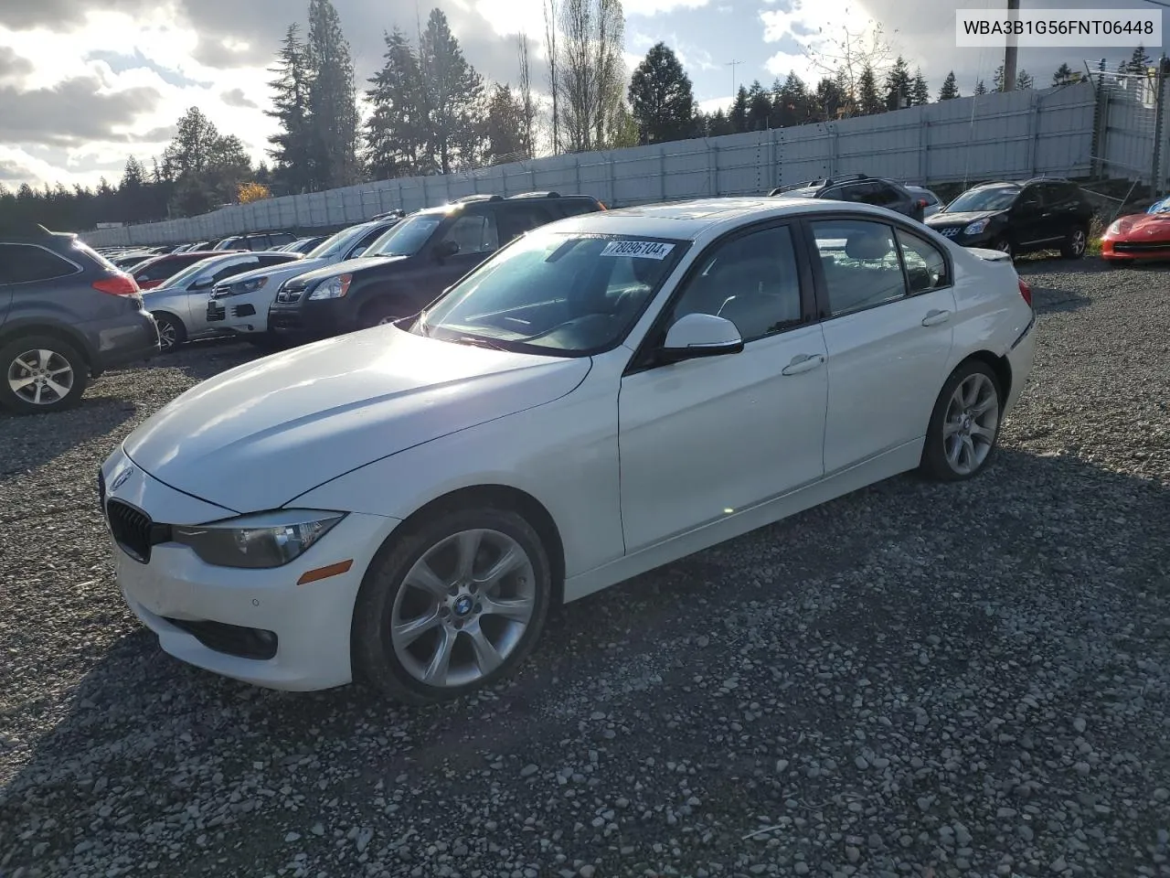 2015 BMW 320 I VIN: WBA3B1G56FNT06448 Lot: 78096104