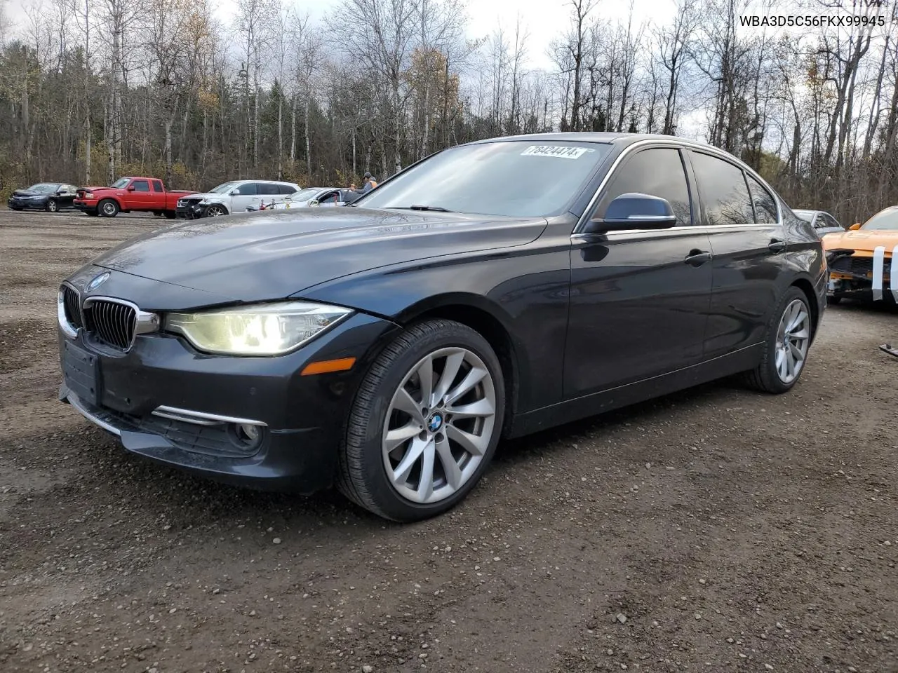 2015 BMW 328 D xDrive VIN: WBA3D5C56FKX99945 Lot: 78424474