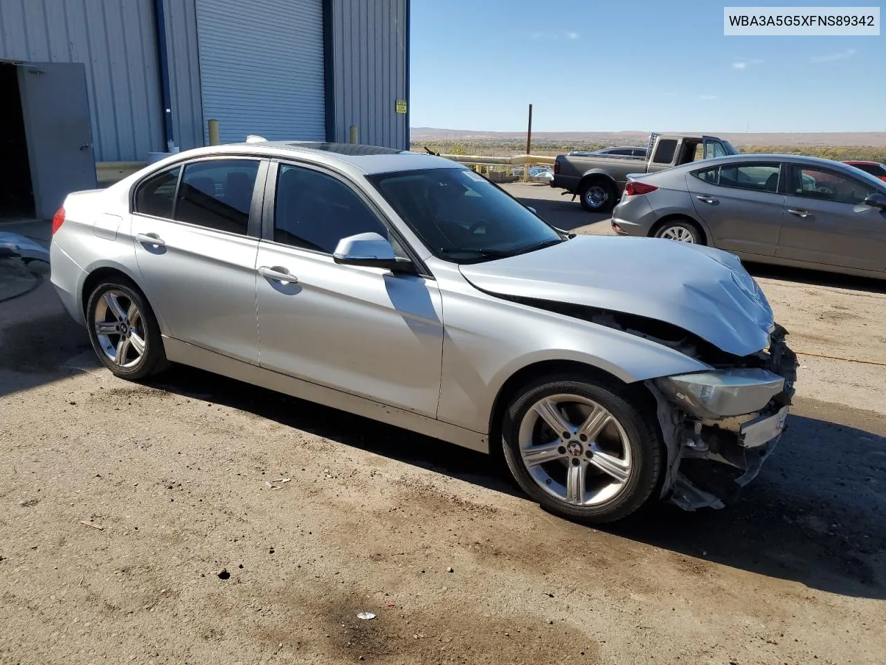 2015 BMW 328 I VIN: WBA3A5G5XFNS89342 Lot: 78430424