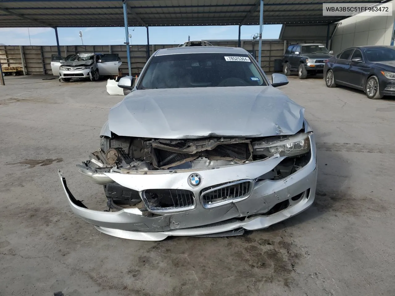 2015 BMW 328 Xi Sulev VIN: WBA3B5C51FF963472 Lot: 78525364