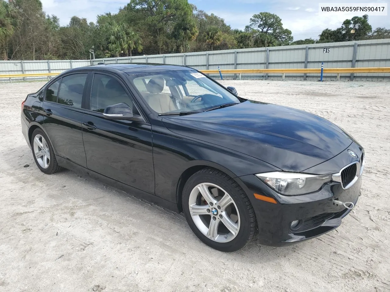 2015 BMW 328 I VIN: WBA3A5G59FNS90417 Lot: 78550244