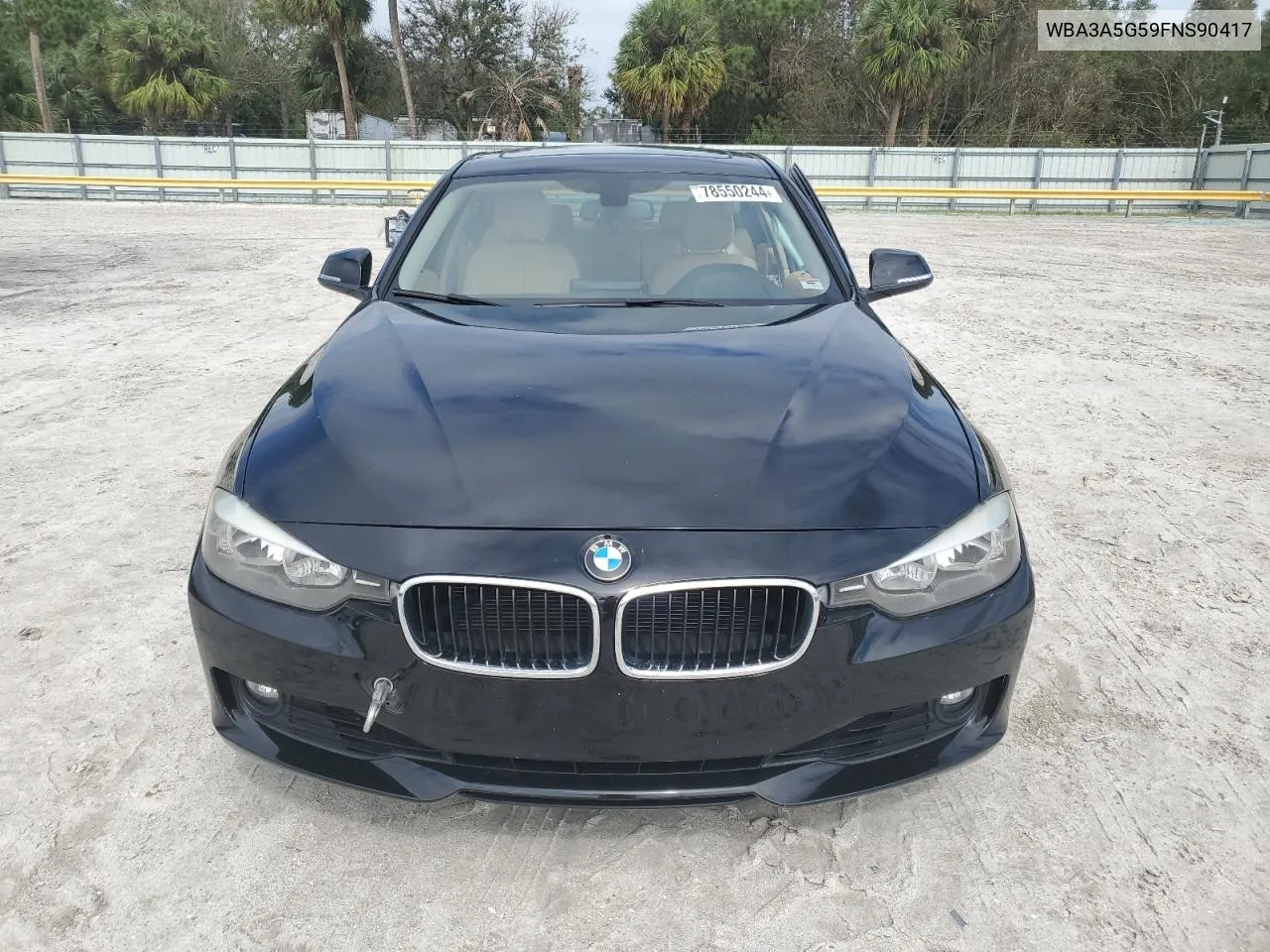 2015 BMW 328 I VIN: WBA3A5G59FNS90417 Lot: 78550244