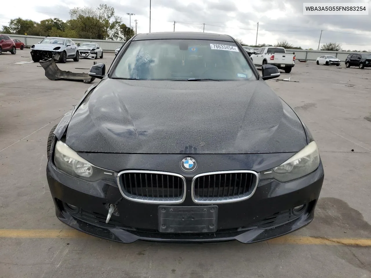 2015 BMW 328 I VIN: WBA3A5G55FNS83254 Lot: 78633454