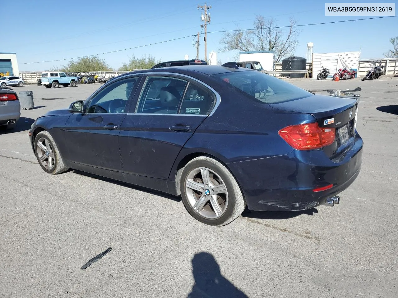 2015 BMW 328 Xi Sulev VIN: WBA3B5G59FNS12619 Lot: 78671164