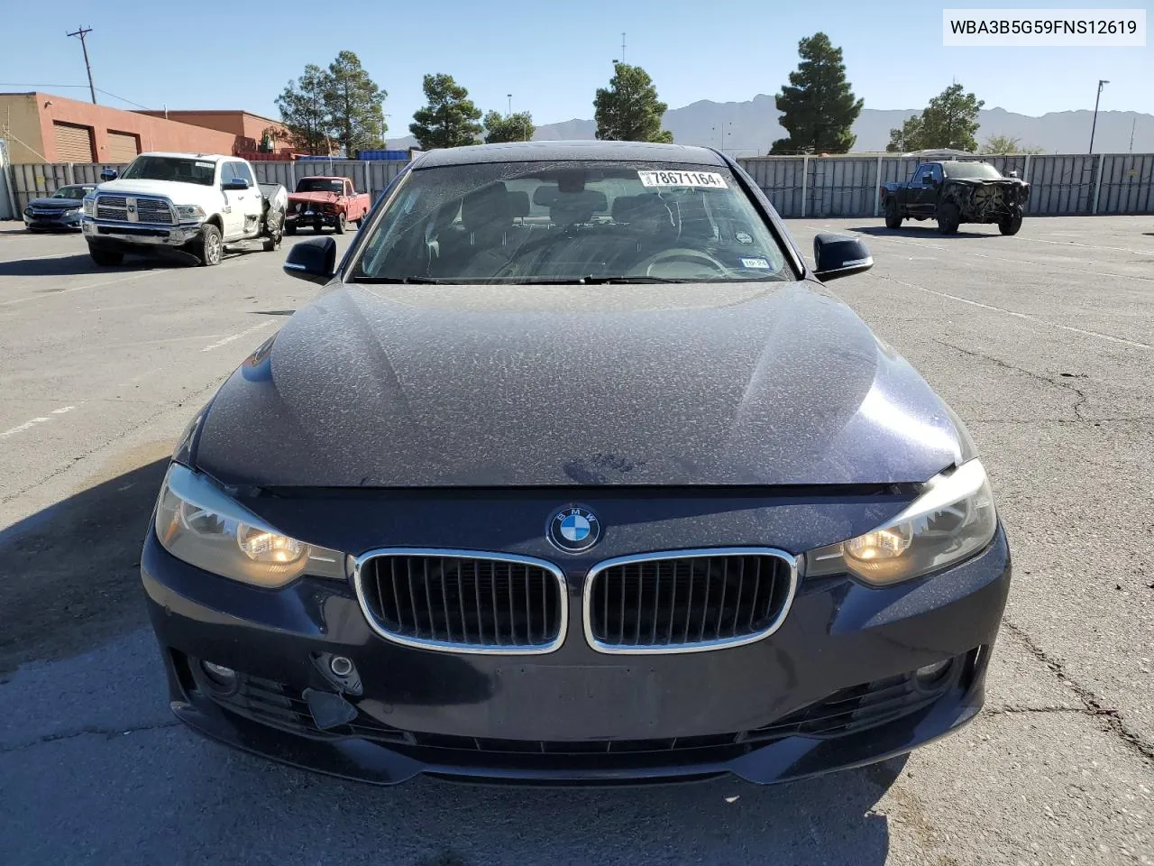 2015 BMW 328 Xi Sulev VIN: WBA3B5G59FNS12619 Lot: 78671164