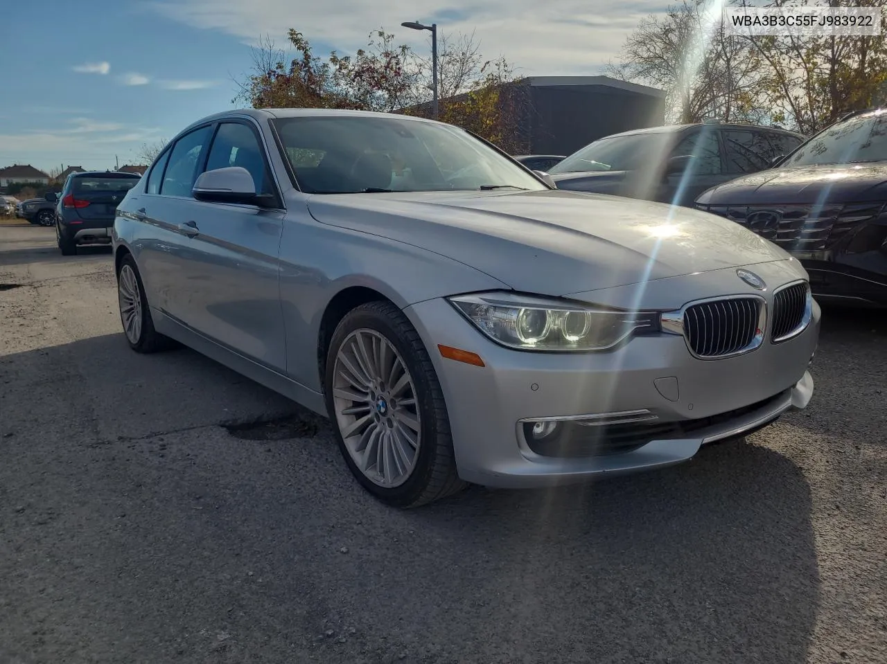 2015 BMW 328 Xi VIN: WBA3B3C55FJ983922 Lot: 79086934