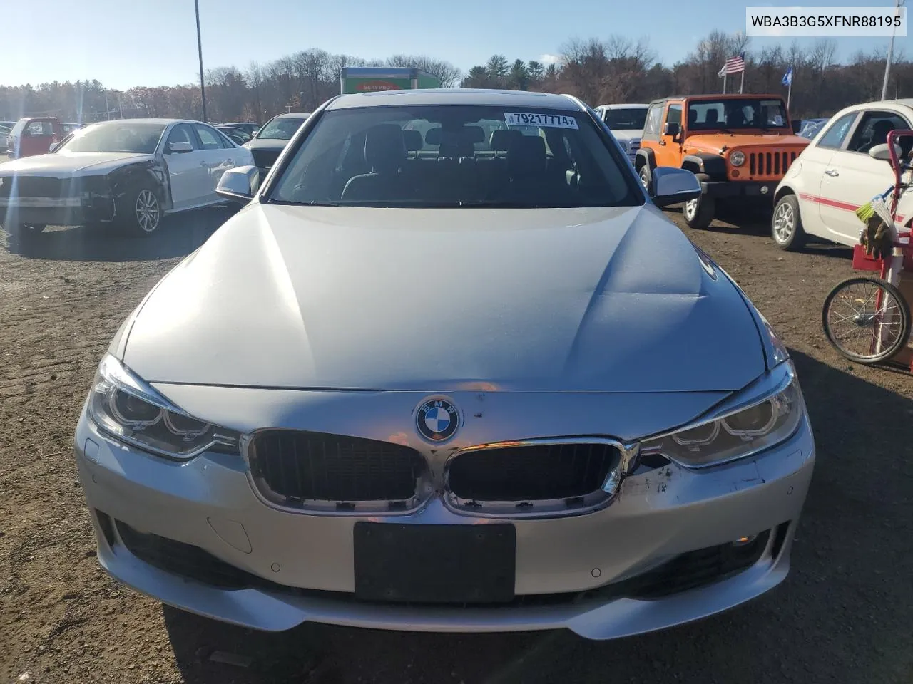 2015 BMW 328 Xi VIN: WBA3B3G5XFNR88195 Lot: 79217774