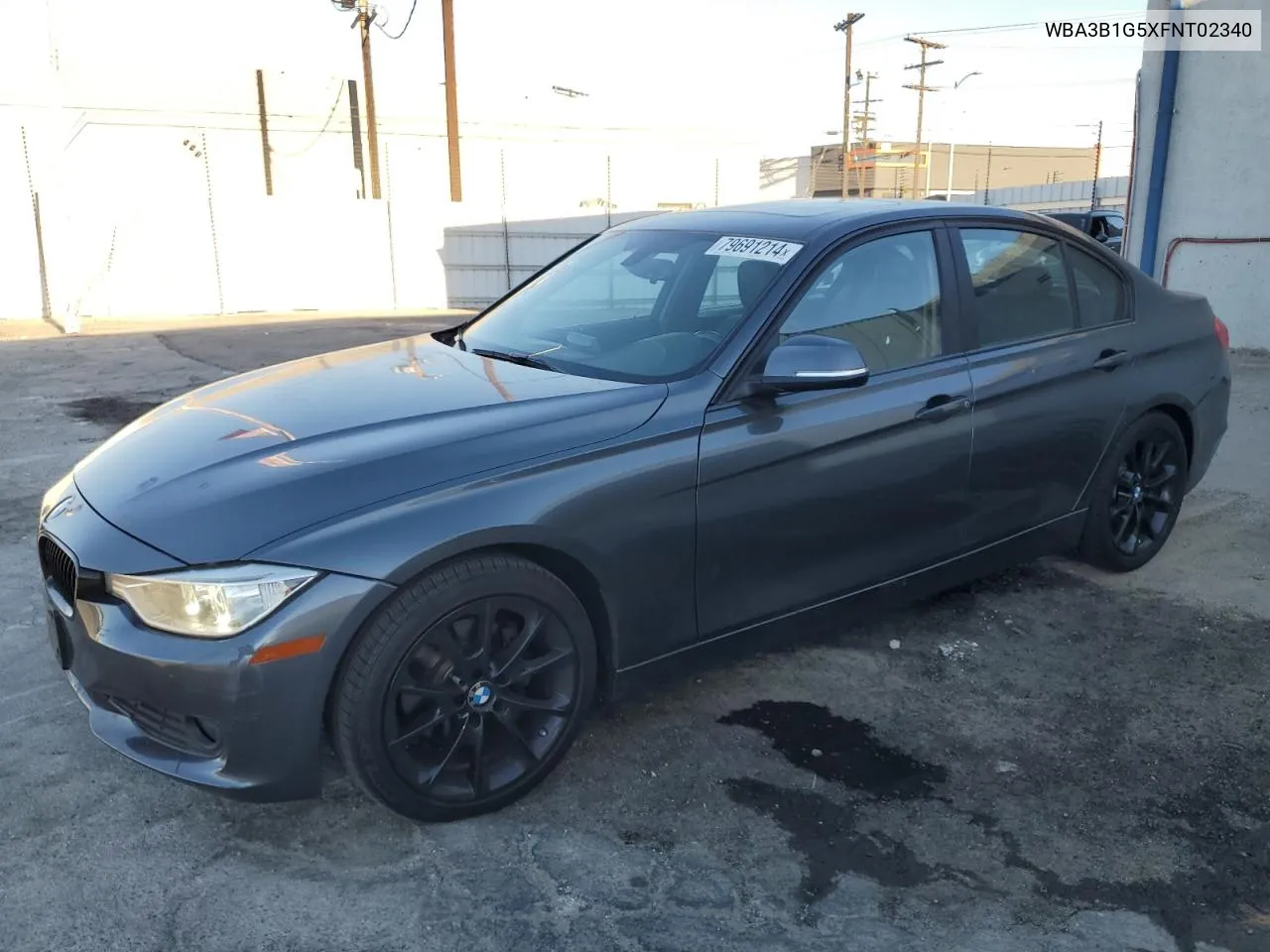 2015 BMW 320 I VIN: WBA3B1G5XFNT02340 Lot: 79691214