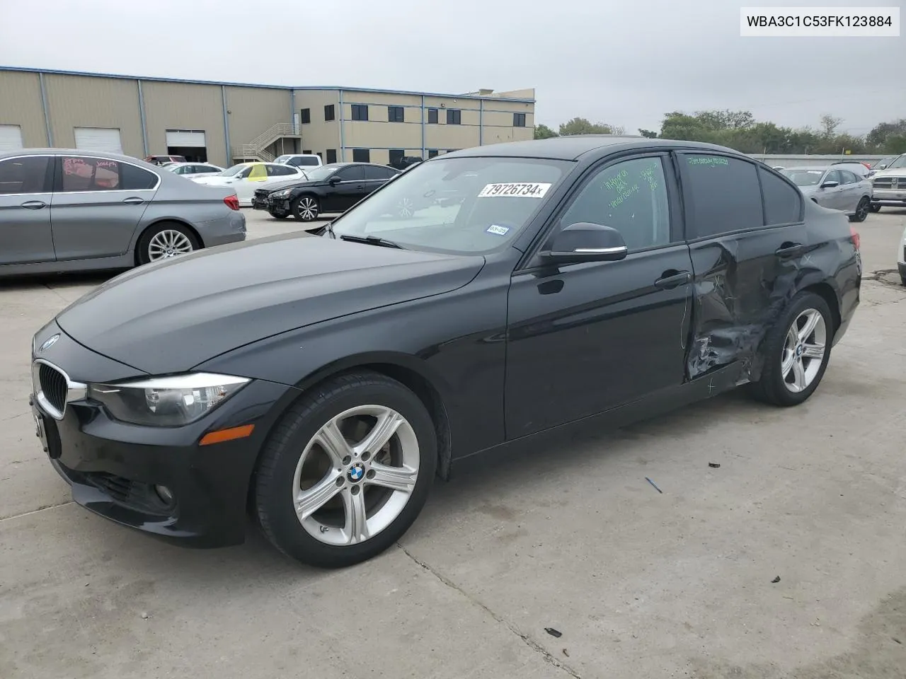 2015 BMW 328 I Sulev VIN: WBA3C1C53FK123884 Lot: 79726734