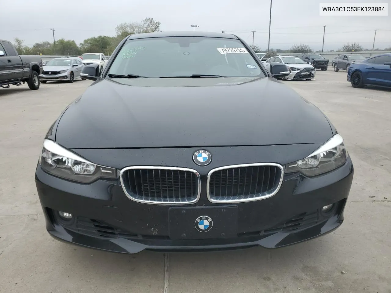 2015 BMW 328 I Sulev VIN: WBA3C1C53FK123884 Lot: 79726734