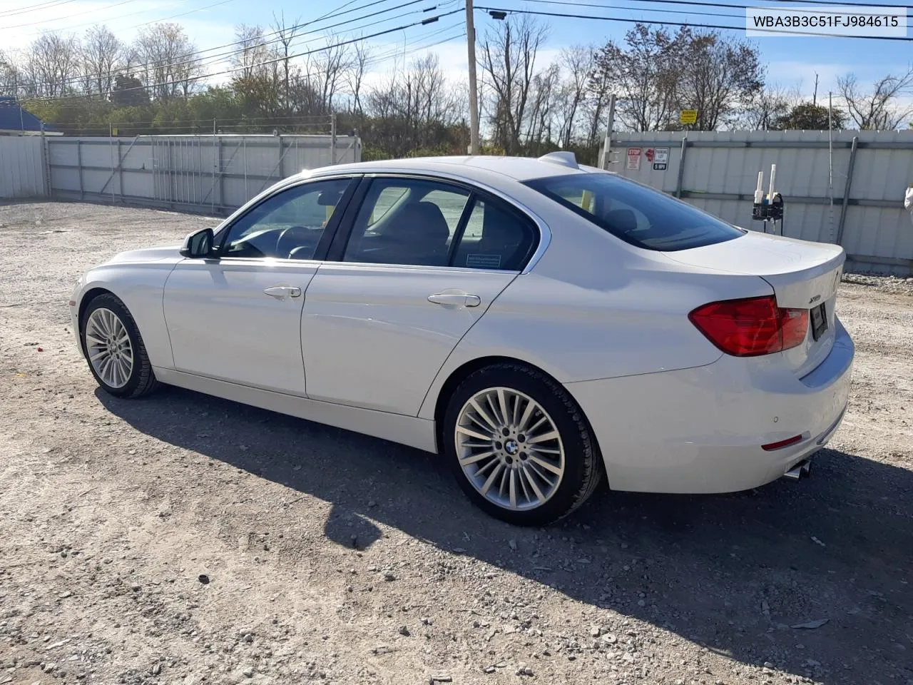 2015 BMW 328 Xi VIN: WBA3B3C51FJ984615 Lot: 79844474