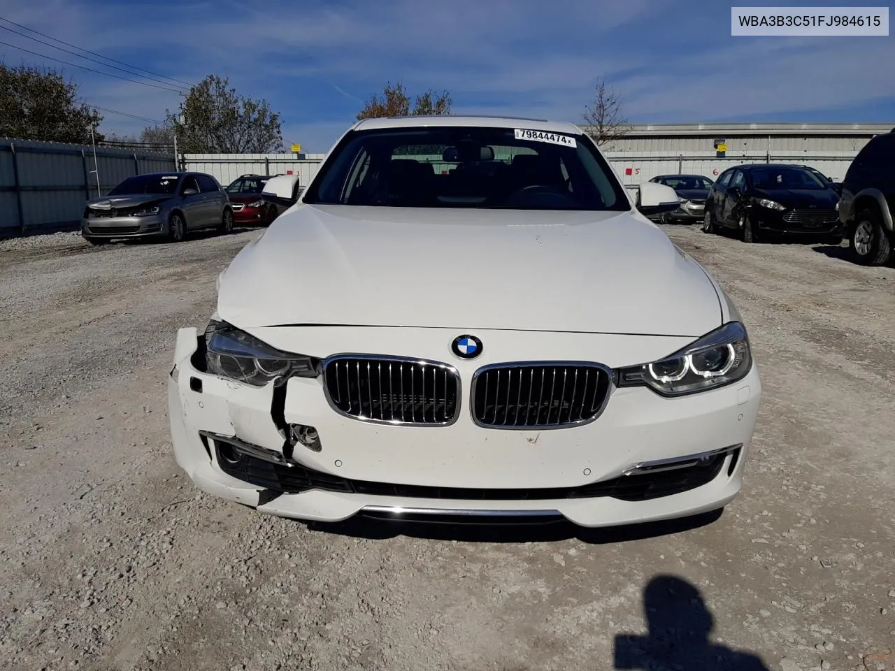 2015 BMW 328 Xi VIN: WBA3B3C51FJ984615 Lot: 79844474