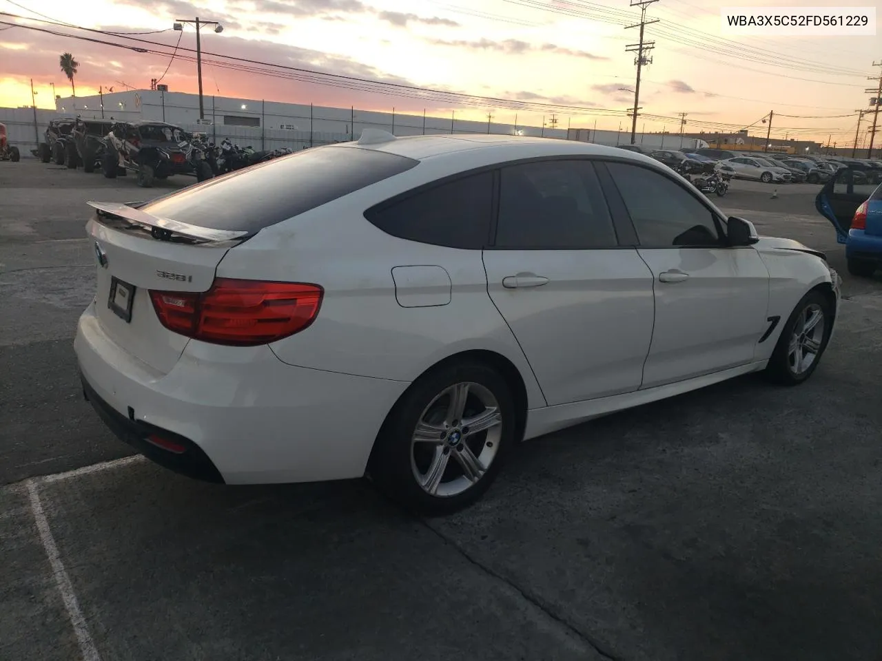 2015 BMW 328 Xigt VIN: WBA3X5C52FD561229 Lot: 81559674