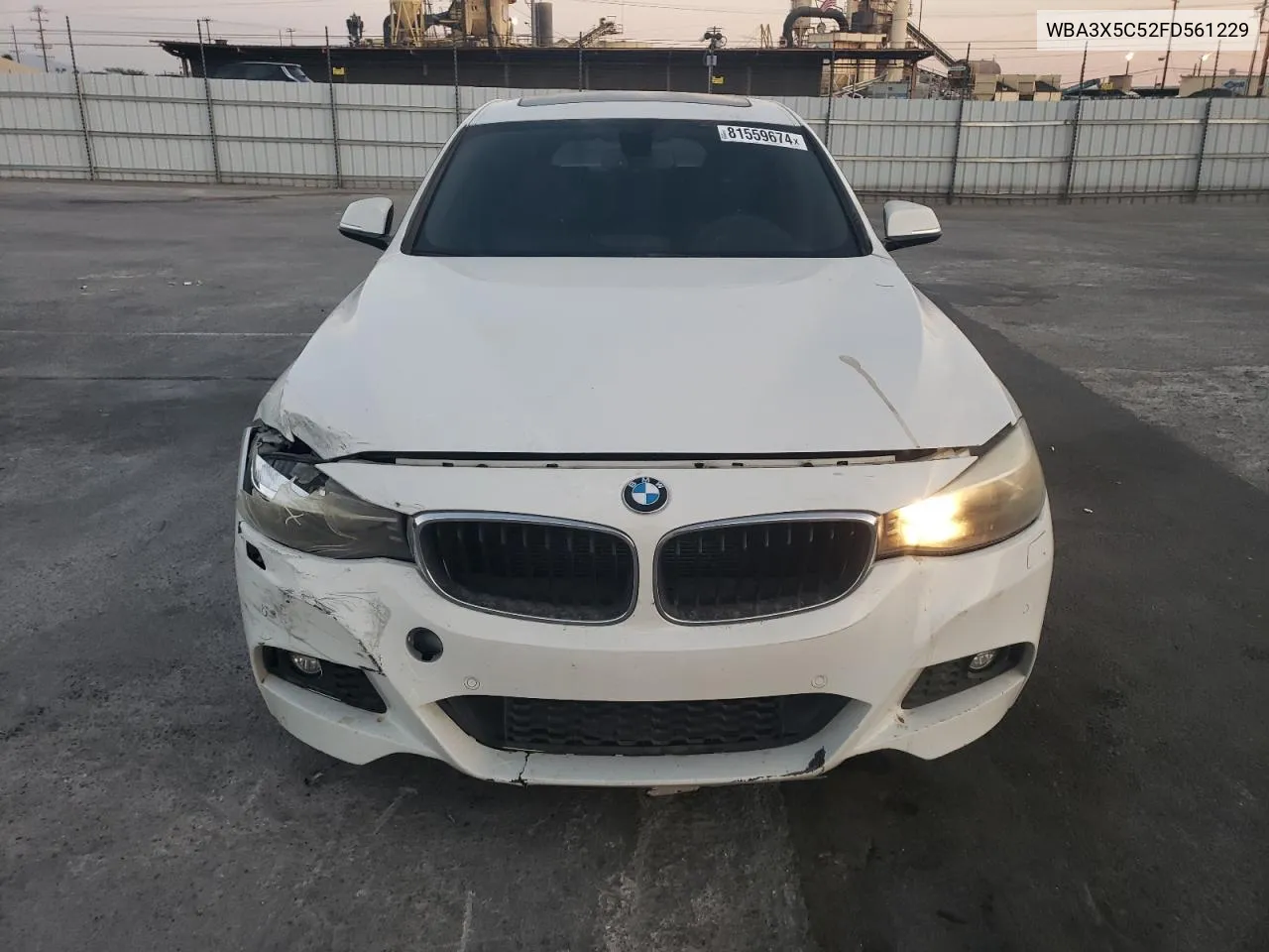 2015 BMW 328 Xigt VIN: WBA3X5C52FD561229 Lot: 81559674