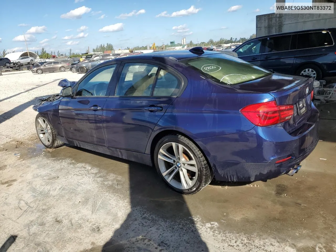 2016 BMW 328 I Sulev VIN: WBA8E9G53GNT83372 Lot: 40670044