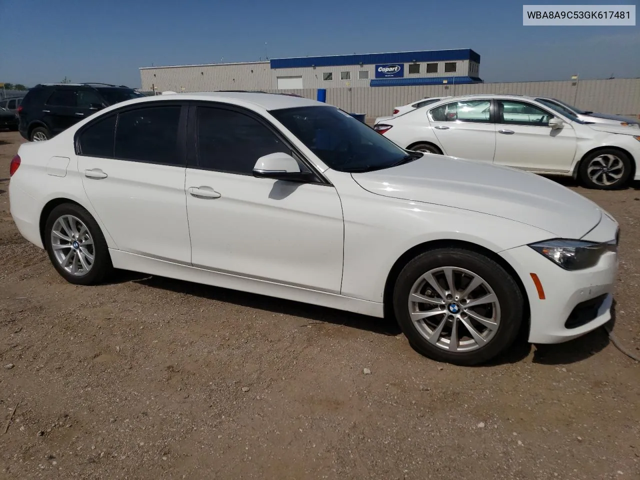 2016 BMW 320 I VIN: WBA8A9C53GK617481 Lot: 58742334