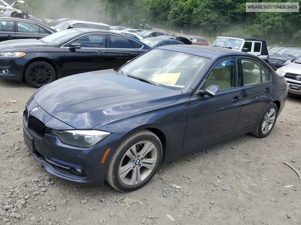 2016 BMW 328 Xi Sulev VIN: WBA8E3G57GNU03409 Lot: 59217994