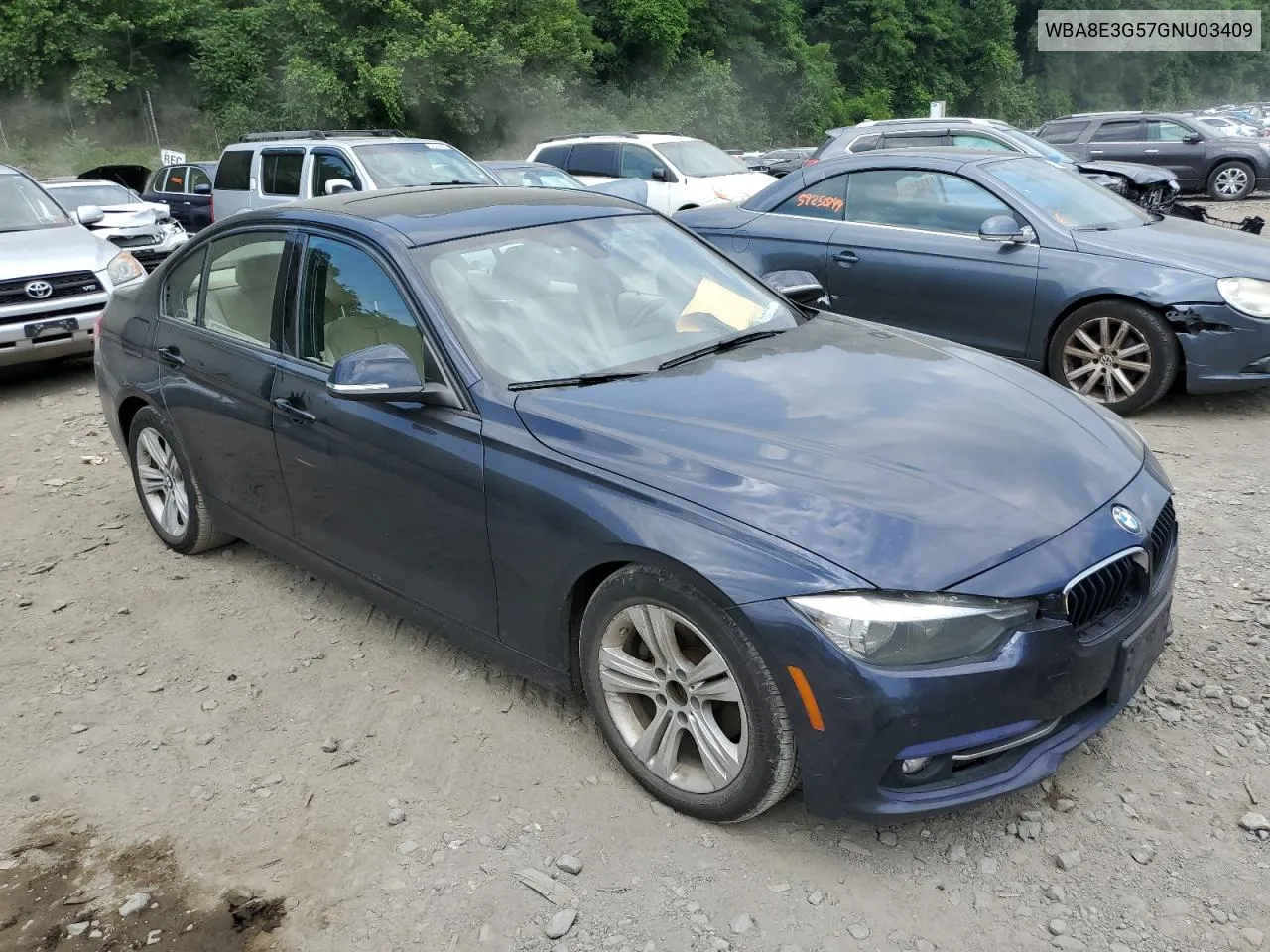 2016 BMW 328 Xi Sulev VIN: WBA8E3G57GNU03409 Lot: 59217994