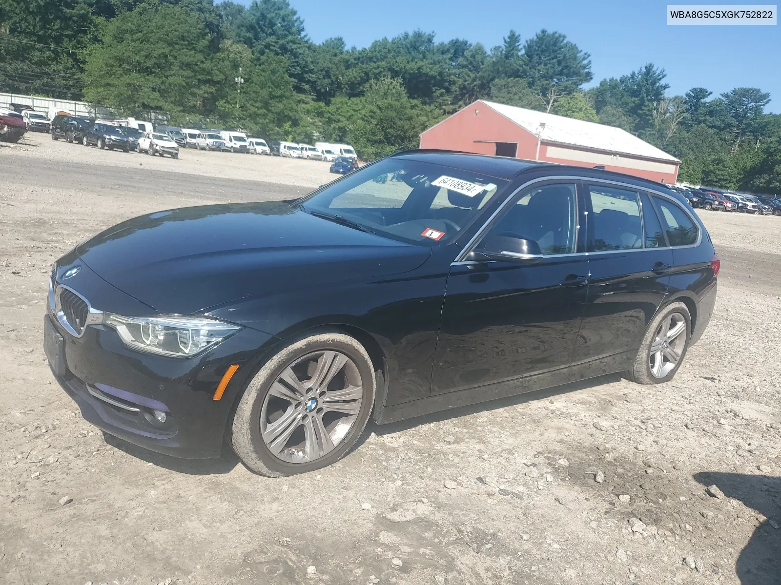 2016 BMW 328 Xi VIN: WBA8G5C5XGK752822 Lot: 64108934