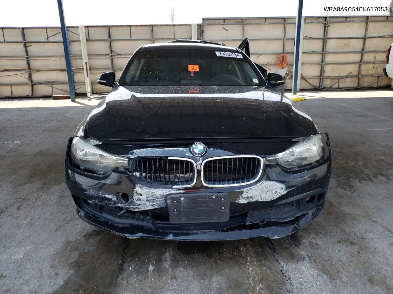 2016 BMW 320 I VIN: WBA8A9C54GK617053 Lot: 64365184