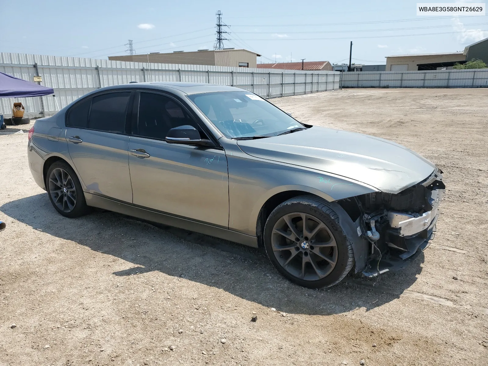 2016 BMW 328 Xi Sulev VIN: WBA8E3G58GNT26629 Lot: 66516804