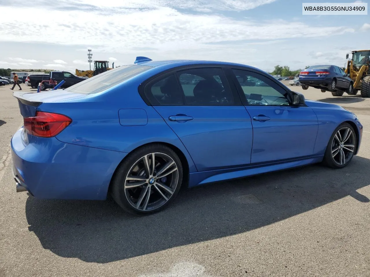 WBA8B3G55GNU34909 2016 BMW 340 I