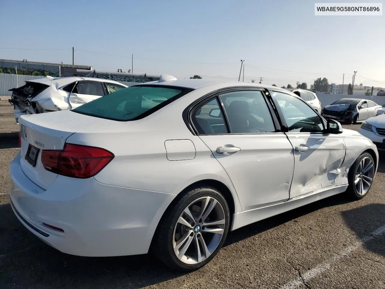 2016 BMW 328 I Sulev VIN: WBA8E9G58GNT86896 Lot: 69332594