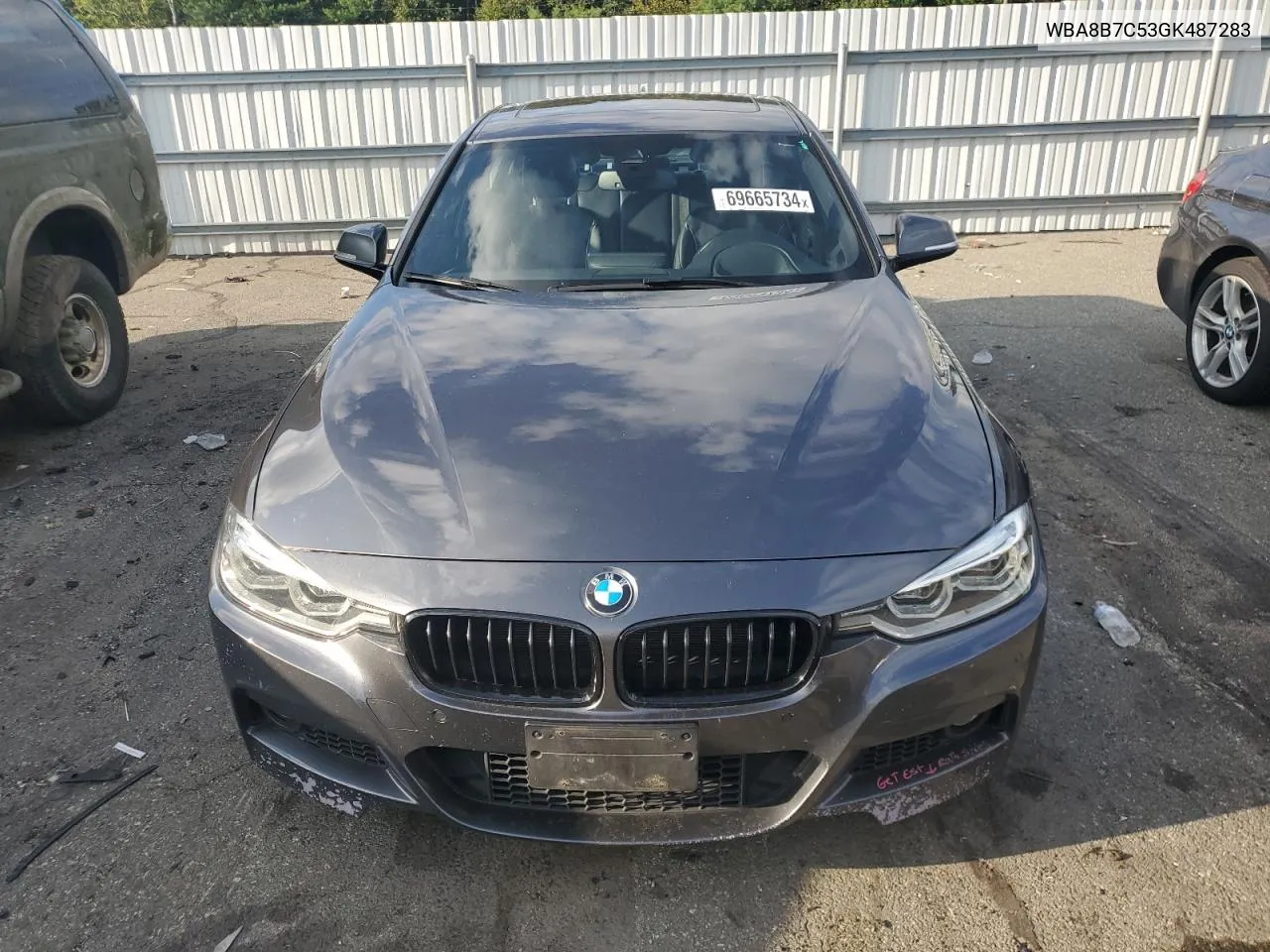 2016 BMW 340 Xi VIN: WBA8B7C53GK487283 Lot: 69665734