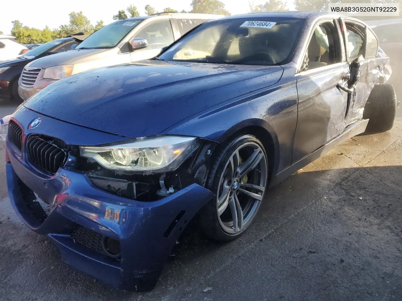 2016 BMW 340 I VIN: WBA8B3G52GNT92229 Lot: 70624684