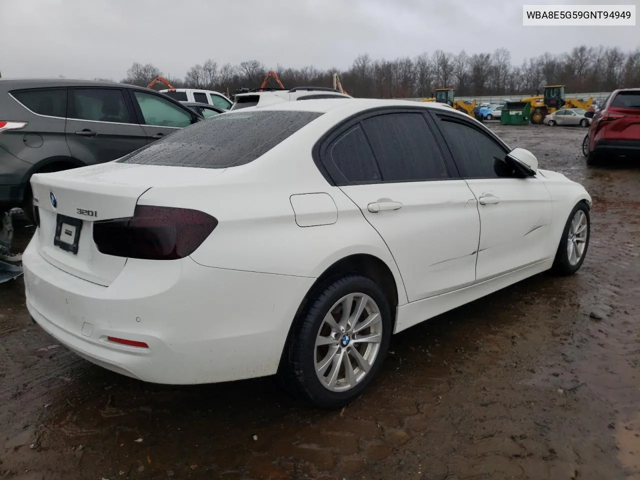 2016 BMW 320 Xi VIN: WBA8E5G59GNT94949 Lot: 70682014