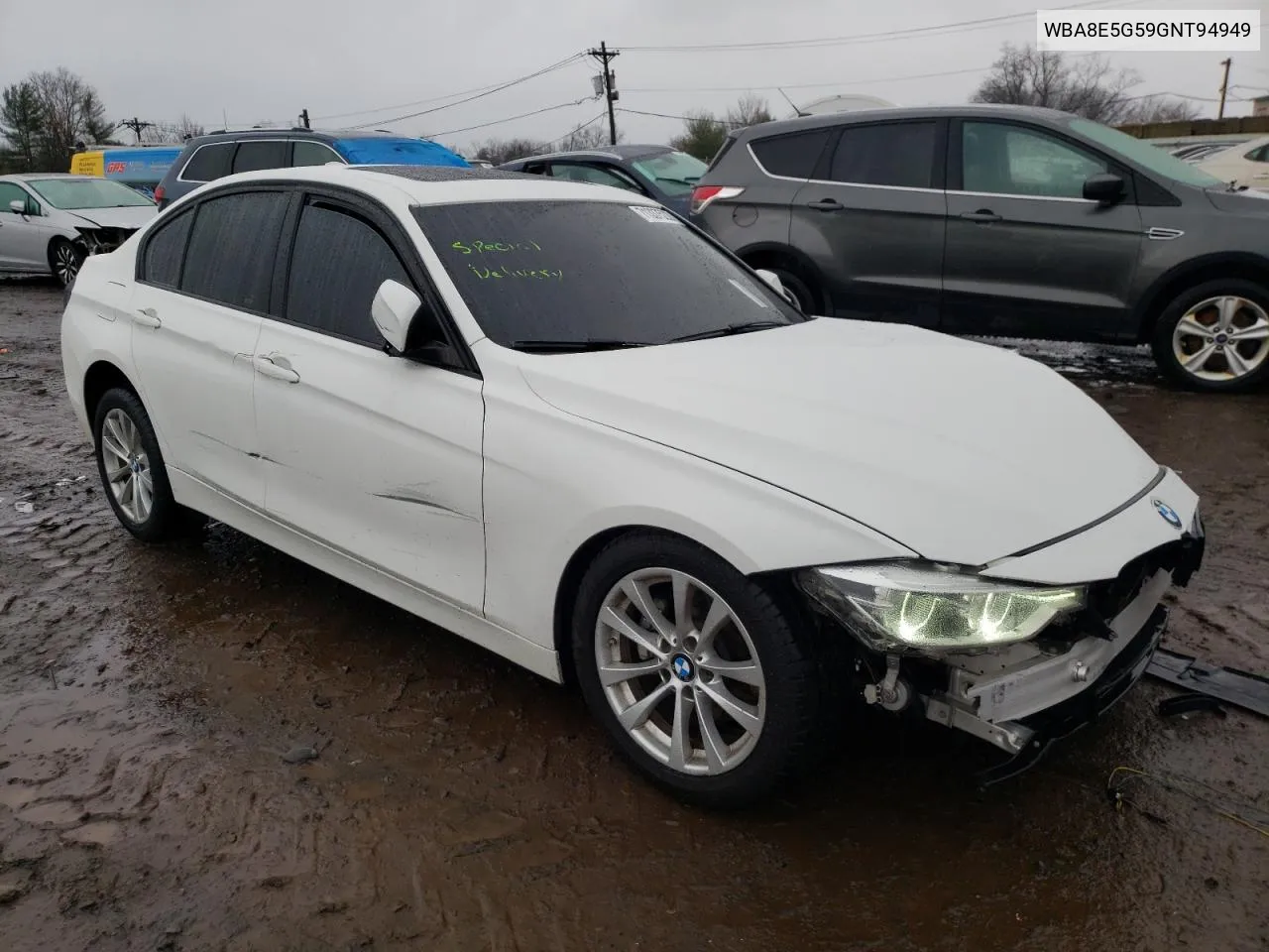 2016 BMW 320 Xi VIN: WBA8E5G59GNT94949 Lot: 70682014