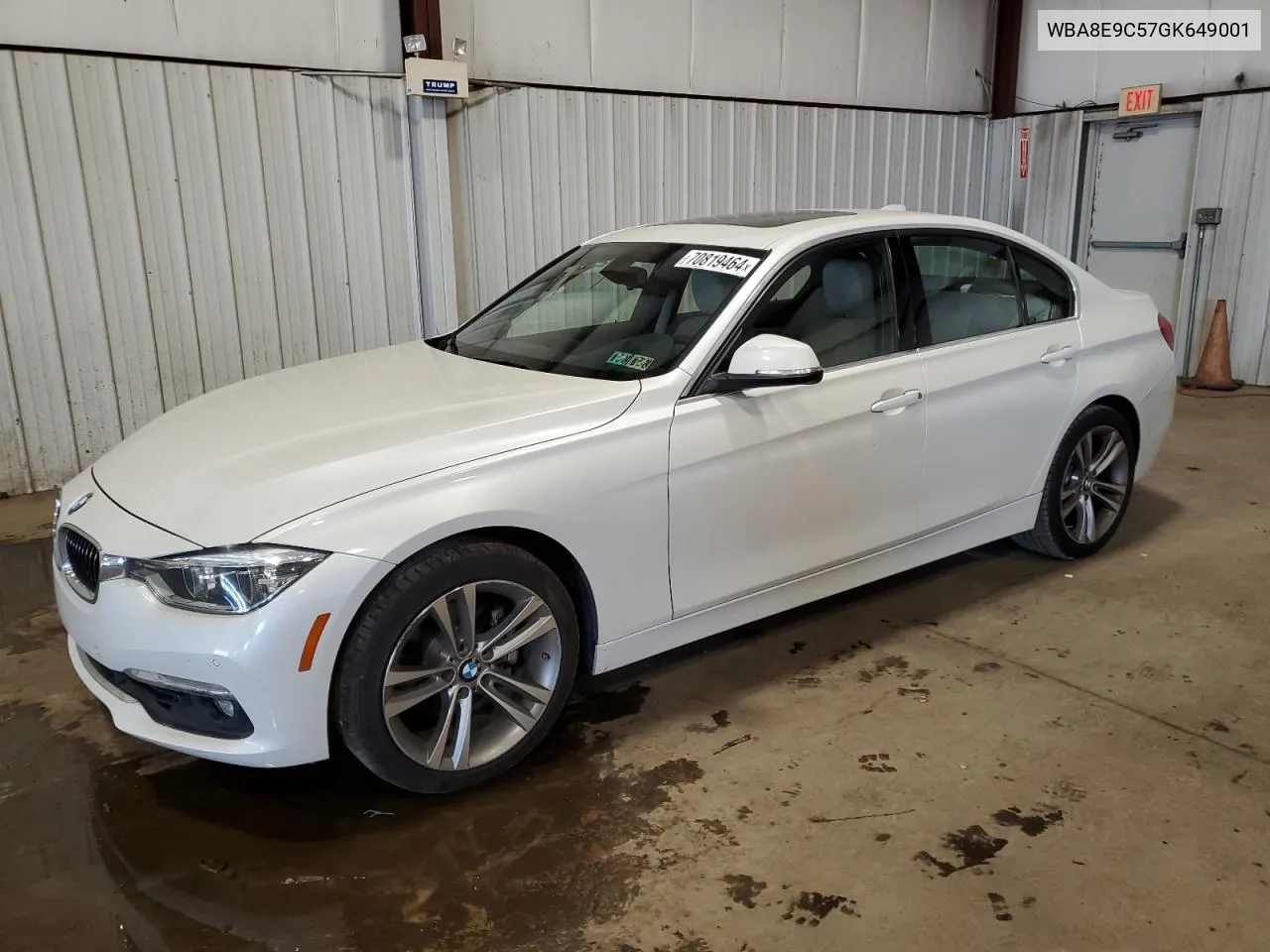 2016 BMW 328 I Sulev VIN: WBA8E9C57GK649001 Lot: 70819464