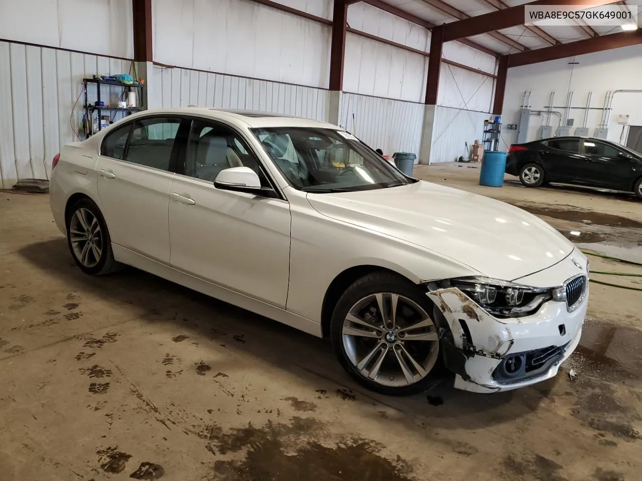 2016 BMW 328 I Sulev VIN: WBA8E9C57GK649001 Lot: 70819464