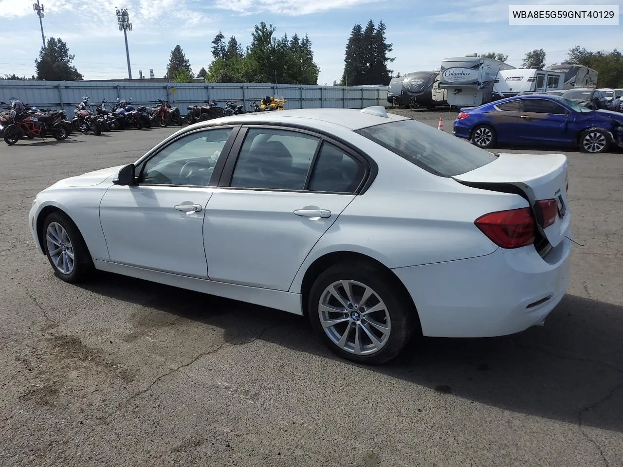 2016 BMW 320 Xi VIN: WBA8E5G59GNT40129 Lot: 71236514